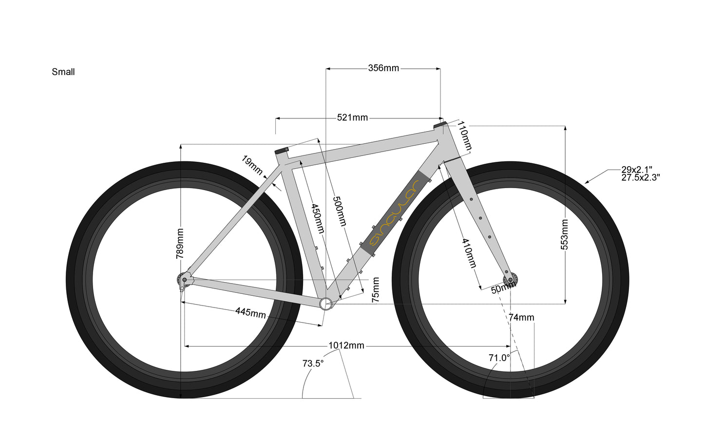 Kite Titanium frameset - standard