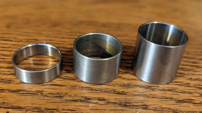 Titanium headset spacer